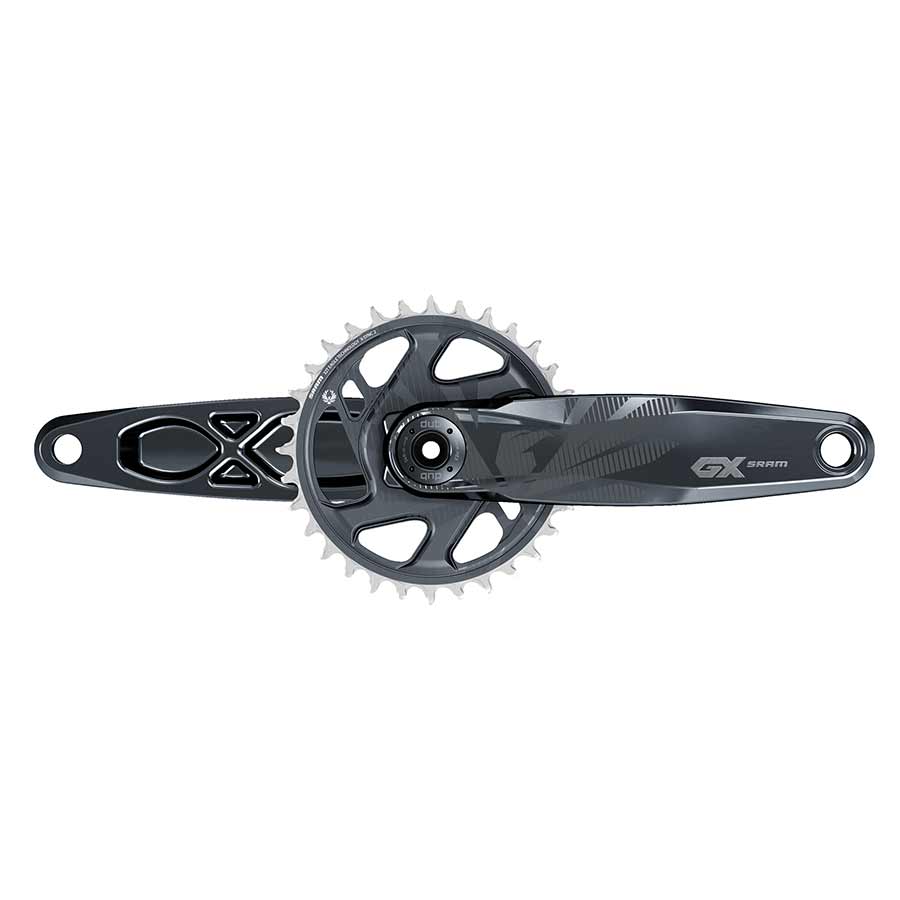 SRAM, GX Eagle DUB C1, Crankset, Speed: 11/12, Spindle: 28.99mm, BCD: Direct Mount, 30, DUB, 170mm, Black, Fat Bike 5''