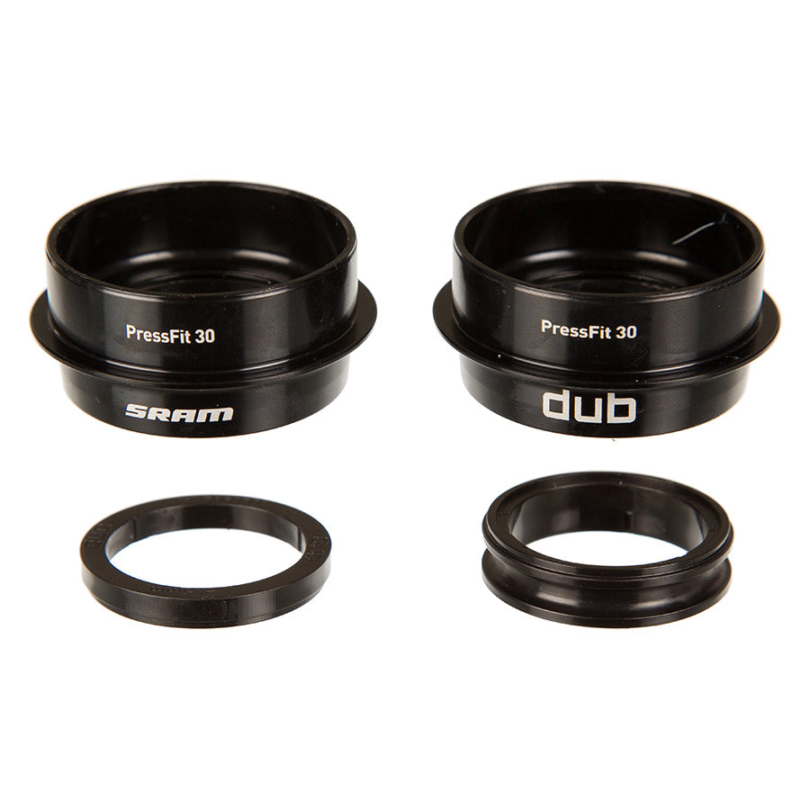 SRAM, DUB PF30 100 SBC, Press Fit BB, PF30, Spindle: 28.99mm, Width: 100mm, Diameter: 46mm