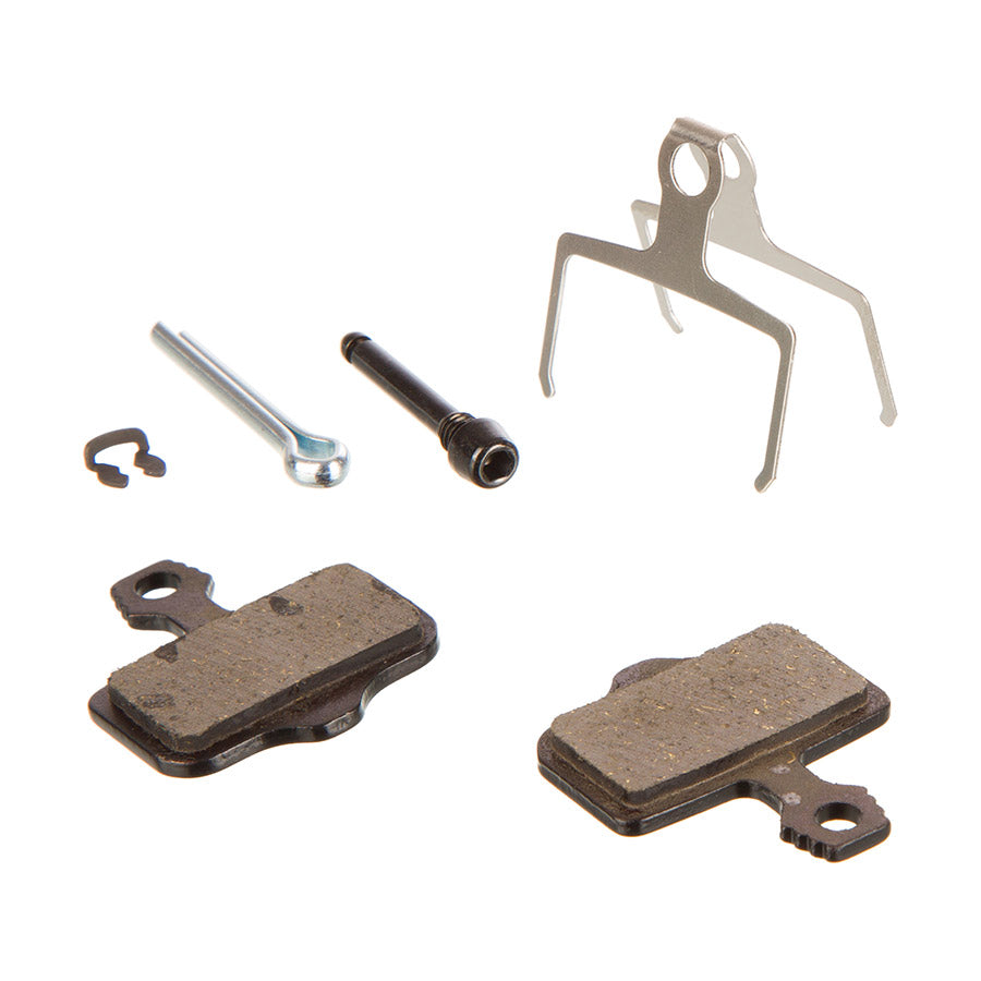 SRAM, 00.5315.035.010, Disc Brake Pads, Shape: SRAM Level/2 Piece Road, Metallic, Small, Pair