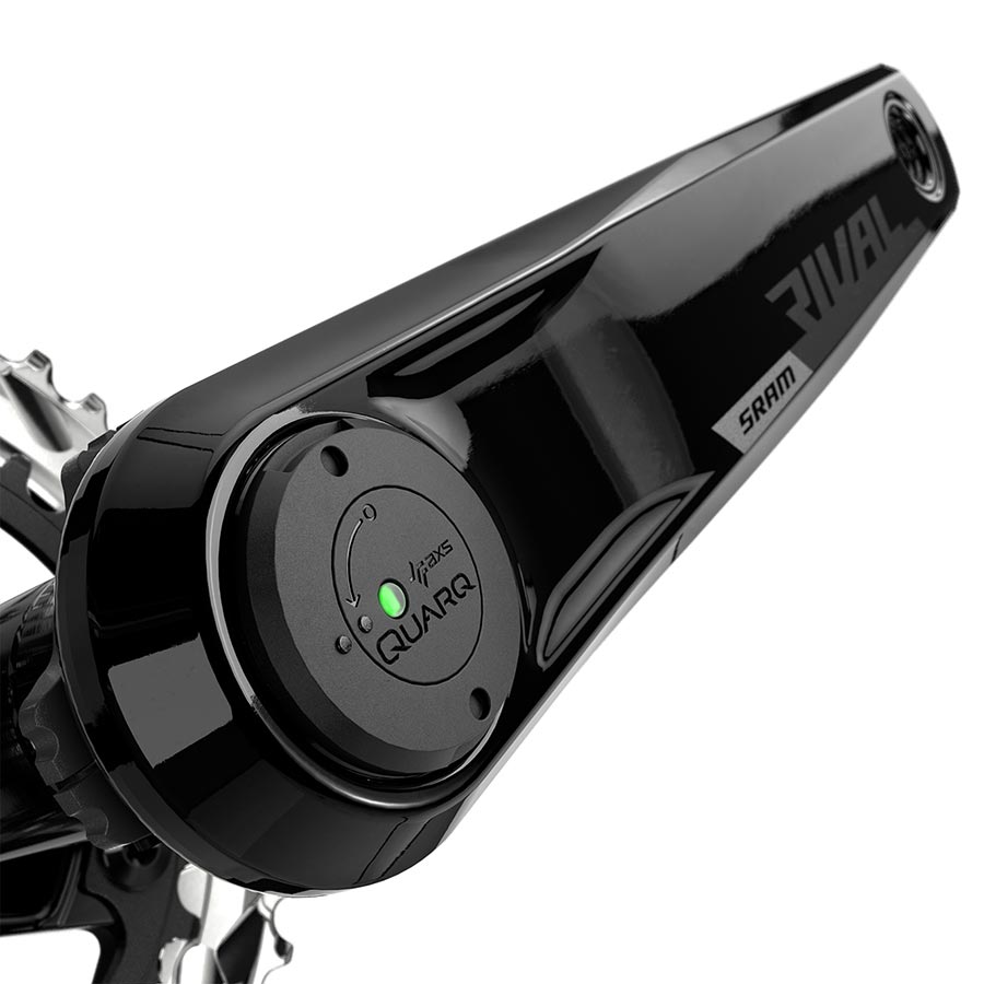SRAM, Rival D1 Quarq Wide 2x, Power Meter Crankset, Speed: 12, Spindle: 28.99mm, BCD: 94mm, 43/30, DUB, 175mm, Black, Road Disc