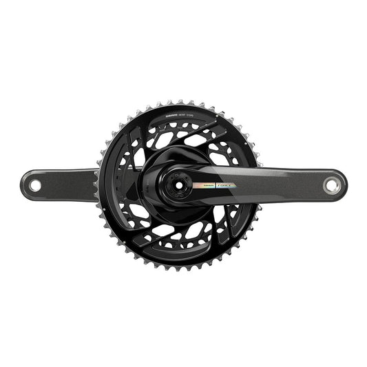 SRAM, Force D2 2x, Crankset, Speed: 12, Spindle: 28.99mm, BCD: Direct Mount, 48/35, DUB, 172.5mm, Black, Road Disc