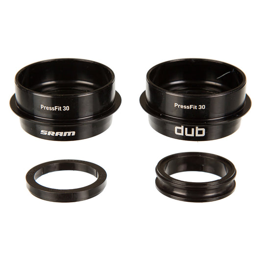 SRAM, DUB PF30 100 SBC, Press Fit BB, PF30, Spindle: 28.99mm, Width: 100mm, Diameter: 46mm